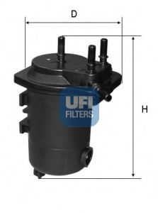 UFI - 24.052.00 - Топливный фильтр