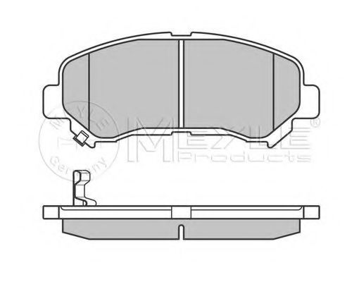 MEYLE - 025 246 3217 - К-кт перед. гальм. колодок Nissan Qashqai/X-Trail 1.6-2.5 02.07