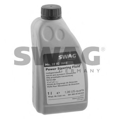 SWAG - 10 92 1648 - Олива гідравлічна 1L Swag Central Hydraulik Fluid MB-Approval  344.0 MB W210 (кермова+пiдкачка)