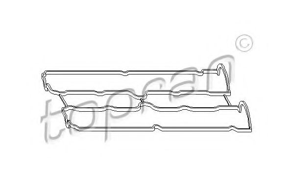 Прокладка клап. кришки Opel Astra G 1.4-1.6, Combo 1.6  05- , Meriva 1.6  03-06, Vecrta B, C 1.6, Zafira A 1.6