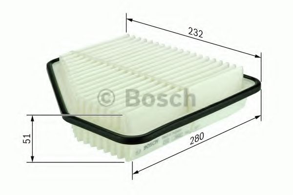 BOSCH - F 026 400 162 - Фильтр воздушный LEXUS GS 3.0-4.5 05-11 (пр-во BOSCH)
