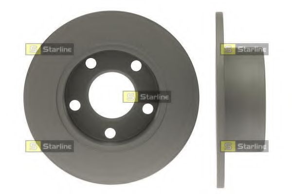 STARLINE - PB 1067C - Диск тормозной