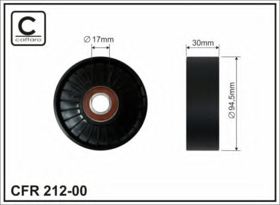 95x17x26 Ролик паска приводного Hyunday  1.1-1.8