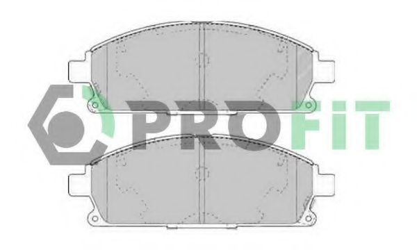 PROFIT - 5000-1263 - Колодки гальмівні дискові