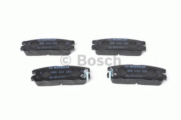 BOSCH - 0 986 424 367 - Гальмівні колодки дискові зад. Opel Frontera A,B 95-