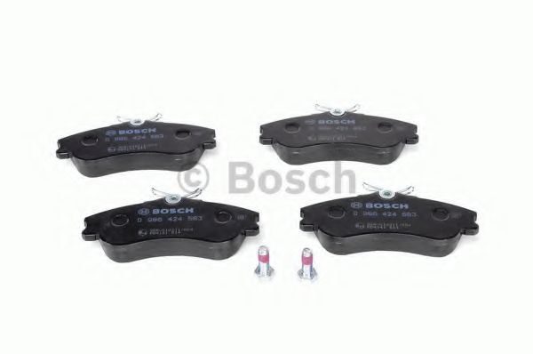 BOSCH - 0 986 424 583 - Гальмівні колодки дискові перед. Citroen Berlingo/ Citroen Xsara 1.1i-2.0HDi 00-