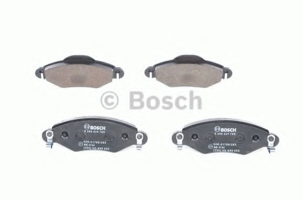 BOSCH - 0 986 424 788 - Гальмівні колодки дискові TOYOTA Yaris -03