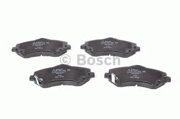 BOSCH - 0 986 494 493 - Гальмівні колодки перед. Dodge Nitro 4.0 V6, 2.8 CRD 08-/Jeep Cherokee 2.8 CRD 08-