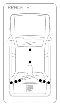 COFLE - 11.5944 - Трос ручного гальма зад. L/P Opel Vectra C 1.6-3.2 02-