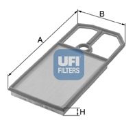 UFI - 30.124.00 - Воздушный фильтр