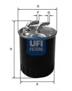 UFI - 24.077.00 - Фільтр паливний
