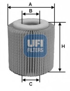 UFI - 25.150.00 - Масляный фильтр