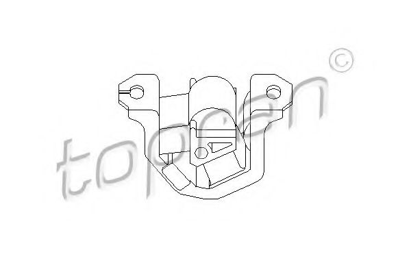 TOPRAN - 201 367 - Опора двигуна зад. Opel Corsa B/Tigra 1,2/1,4/1,5D/TD/1,6/1