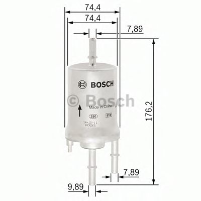 BOSCH - F 026 403 003 - Фільтр паливний Audi A4/A6 1.8T/2.4/4.2 00-