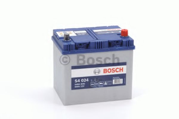 BOSCH - 0 092 S40 240 - АКБ Bosch Asia Silver S4 024 60Ah/540A (-/+) 232x173x225