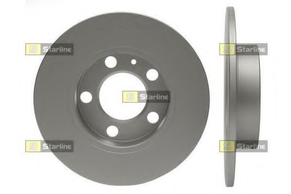 STARLINE - PB 1243C - Диск тормозной окрашенный (антикорозионная обработка)