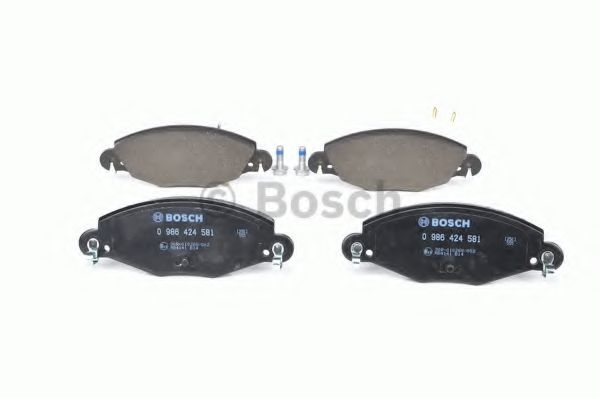 BOSCH - 0 986 424 581 - Гальмівнi колодки дисковi Citroen C5 2,2HDI-3,0 01-