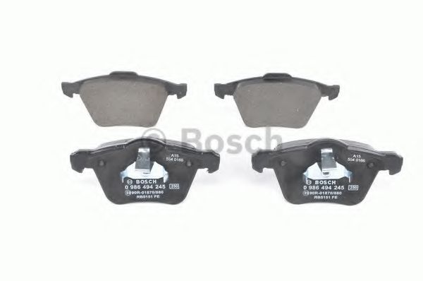 BOSCH - 0 986 494 245 - Колодка торм. диск. VOLVO S80 передн. (пр-во Bosch)