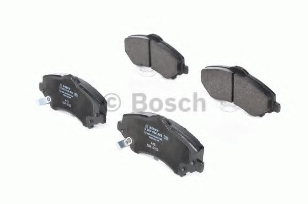 BOSCH - 0 986 494 493 - Гальмівні колодки перед. Dodge Nitro 4.0 V6, 2.8 CRD 08-/Jeep Cherokee 2.8 CRD 08-