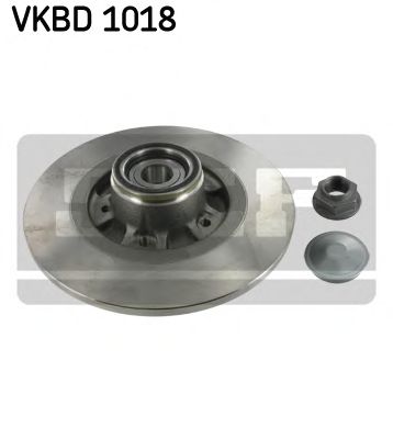 SKF - VKBD 1018 - Диск гальмівний задній (з підшипником) 275Х11 Renault Kangoo 08- (+ ABS)