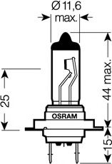Лампа Osram Truck Star H7 24V 70W PX26d