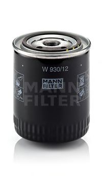 MANN-FILTER - W 930/12 - Фільтр масляний Opel Omega 2.3TD 86-88, 2.3TDI 88-94; Fronte