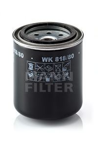 MANN-FILTER - WK 818/80 - Фiльтр паливний Mitsubischi Canter 2.7D 3.3D 78-