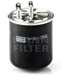MANN-FILTER - WK 820 - Фiльтр паливний DB W211 3/02-,Vito 2.0/2.2 CDI 9/03- ML270/