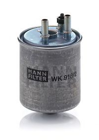 MANN-FILTER - WK 918/2 x - Фільтр паливний (з нижн.датч.води) Renault Kangoo, Laguna III; 1.5dCi/2.0dCi; 10.07-