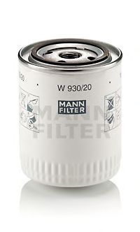MANN-FILTER - W 930/20 - Фильтр масляный (пр-во MANN)