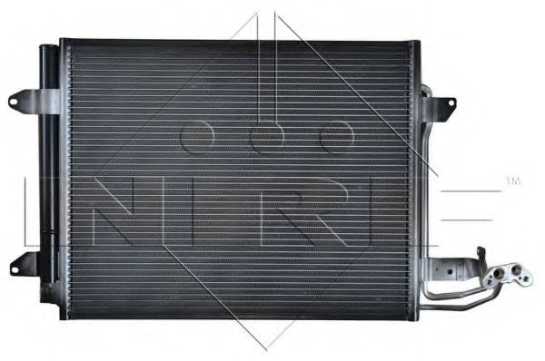 NRF - 35521 - Радіатор кондиціонера VW Touran 04-/ Caddy 04-/ Golf Plus 05-