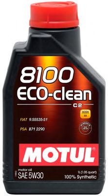 MOTUL - 101542 - Масло моторное 5W30 8100 Eco-Clean PSA 2290 (1L)