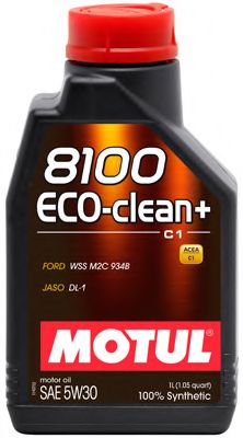 MOTUL - 101580 - Масло двигателя, MOTUL 8100 Eco-Clean+ 5W-30 1L