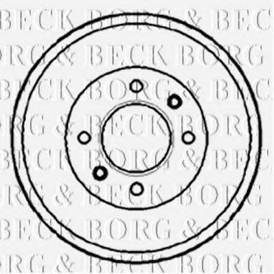 BORG & BECK - BBR7088 - BBR7088 BORG & BECK - Гальмівний барабан