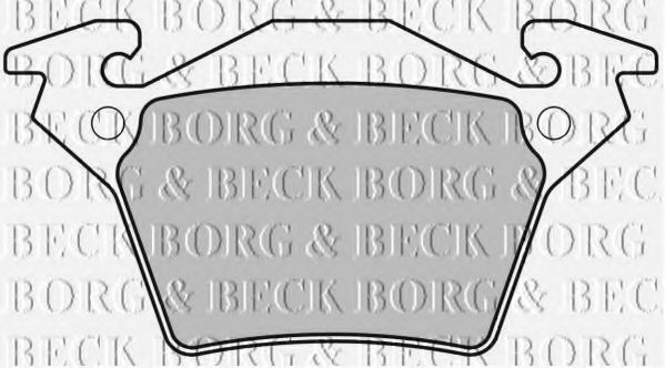 BORG & BECK - BBP1670 - BBP1670 BORG & BECK - Гальмівні колодки до дисків