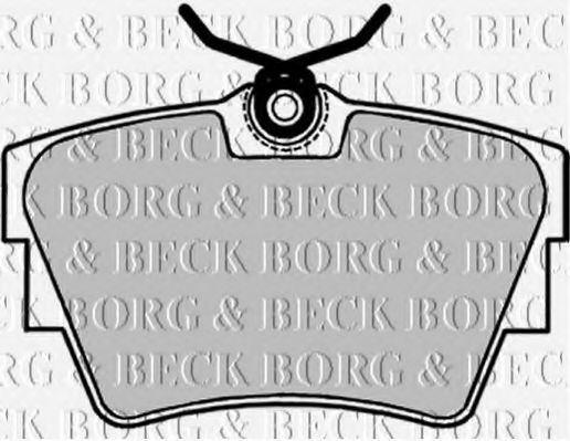 BORG & BECK - BBP1693 - BBP1693 BORG & BECK - Гальмівні колодки до дисків