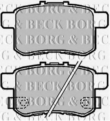 BORG & BECK - BBP2103 - BBP2103 BORG & BECK - Гальмівні колодки до дисків
