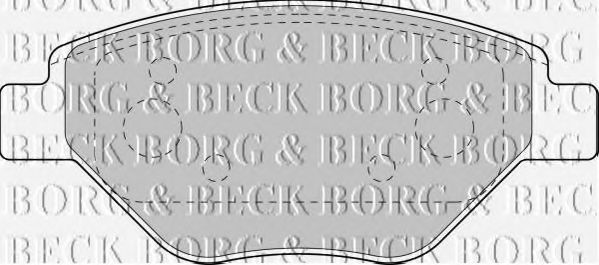 BORG & BECK - BBP1851 - BBP1851 BORG & BECK - Гальмівні колодки до дисків