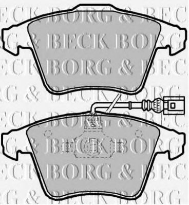 BORG & BECK - BBP2144 - BBP2144 BORG & BECK - Гальмівні колодки до дисків