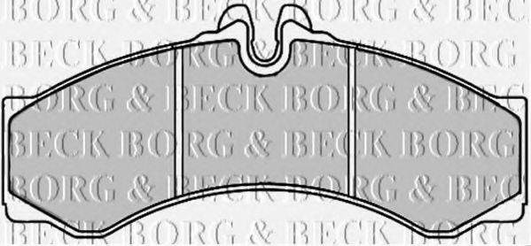 BORG & BECK - BBP2247 - BBP2247 BORG & BECK  Гальмівні колодки до дисків