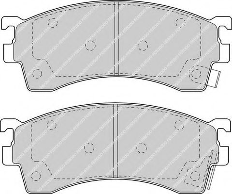 FERODO - FDB950 - Гальмівні колодки дискові перед. Mazda 626  91-97, MX-6  91-97, Xedos 6  92-99