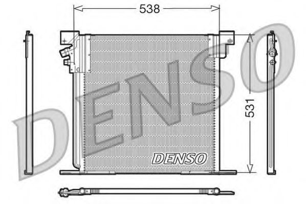 DENSO - DCN17030 - Радіатор кондиціонера DB Vito/V-class V 200 01/97-