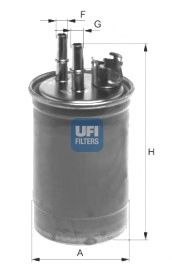 UFI - 24.409.00 - Топливный фильтр