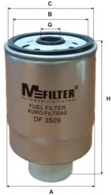 MFILTER - DF 3509 - Фильтр топливный