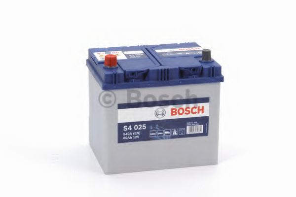BOSCH - 0 092 S40 250 - АКБ Bosch Asia Silver S4 025 60Ah/540A (+/-) 232x173x225