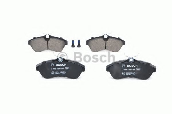 BOSCH - 0 986 424 635 - Комплект тормозных колодок, дисковый тормоз