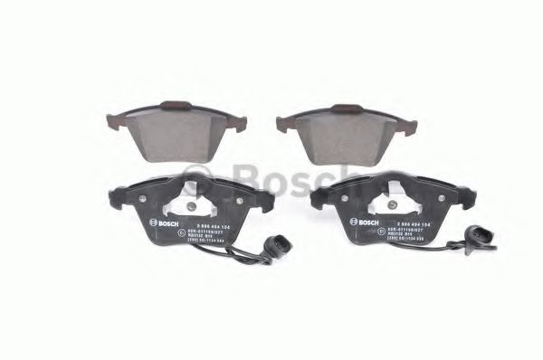 BOSCH - 0 986 494 104 - Гальмівні колодки дискові перед, Audi A4 1.6-3.2FSi/A6 III/A6 Quattro III 4.2 04- /T-5