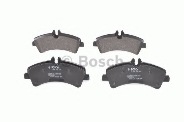BOSCH - 0 986 494 122 - Гальмівні колодки дискові зад. DB Sprinter 5T 06- (Bosch)