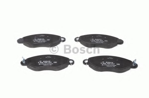 BOSCH - 0 986 494 037 - Гальмівнi колодки дисковi перед. Ford Transit 2.0D 08.00-05.06