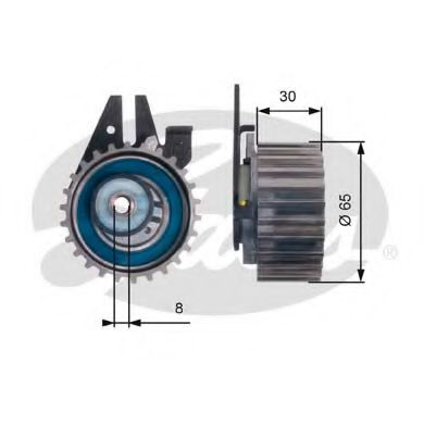 Ролик паска приводного FIAT DOBLO 1.6/1.9D 01- ; OPEL ASTRA 1.9/2.0CRDI 05-15;